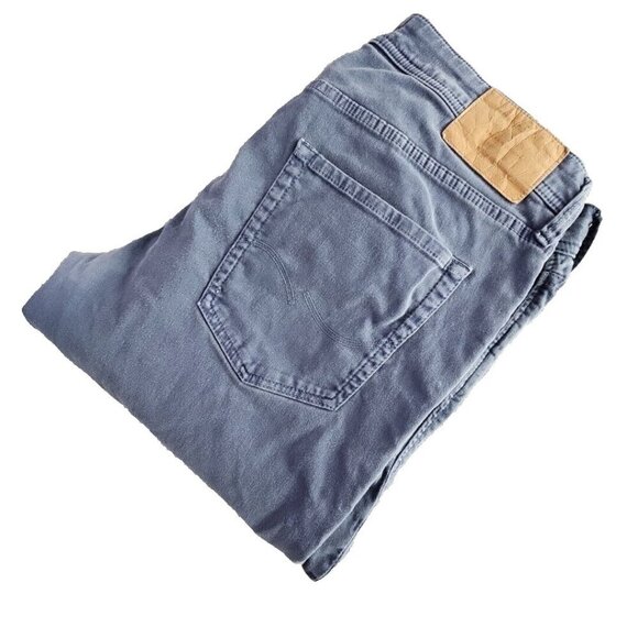 Jack & Jones Jeans Men's Glenn 36x34 Faded Navy Blue Slim Fit Button Fly - Picture 6 of 16